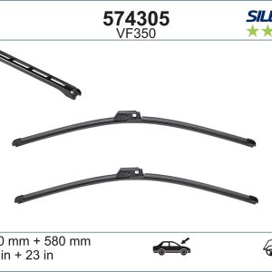 Lamela stergator AUDI A4 B7 Cabriolet (8HE) 3.2 FSI quattro benzina 255 cai VALEO 574305