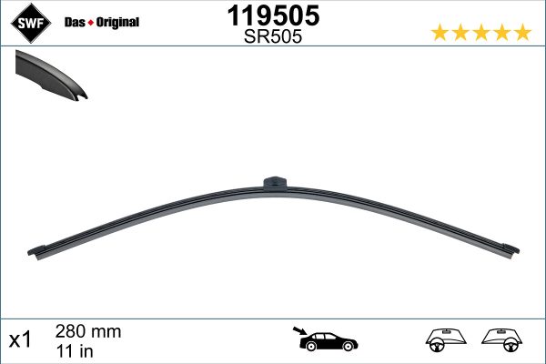Lamela stergator AUDI A1 Sportback (GBA) 25 TFSI benzina 95 cai SWF 119505