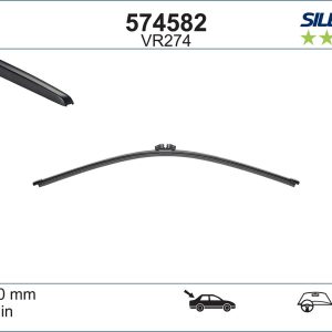 Lamela stergator AUDI A4 Allroad B9 (8WH, 8WJ) 2.0 TFSI Mild Hybrid quattro benzina/elector 252 cai VALEO 574582