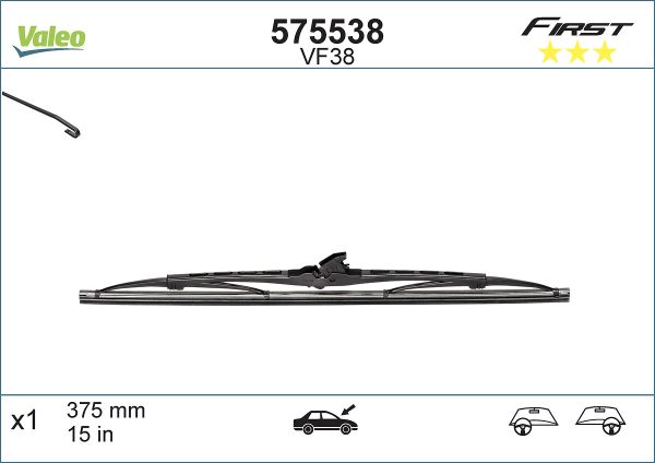 Lamela stergator AUDI A4 B5 Avant (8D5) S4 quattro benzina 265 cai VALEO 575538