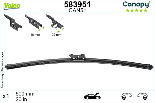 Lamela stergator AUDI A4 B8 Avant (8K5) 3.2 FSI quattro benzina 265 cai VALEO 583951