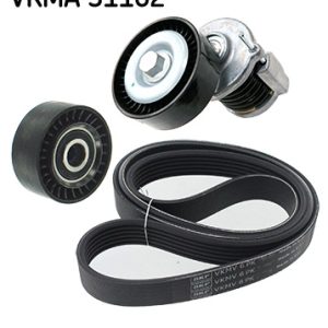 Set curea transmisie cu caneluri SKF VKMA 31162