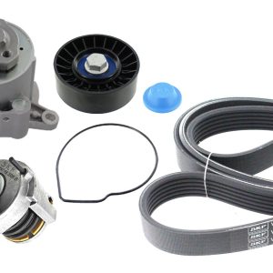 Pompa apa + Set curea transmisie cu caneluri SKF VKMC 31154