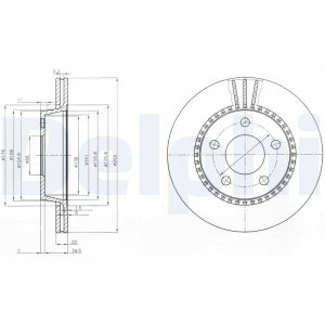 Disc frana DELPHI BG2519