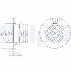 Disc frana DELPHI BG2668