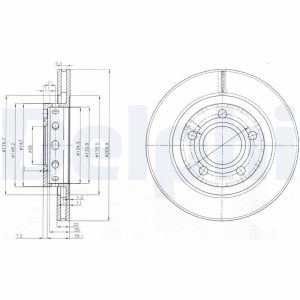 Disc frana DELPHI BG3525