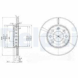 Disc frana DELPHI BG3658