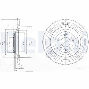 Disc frana DELPHI BG3991