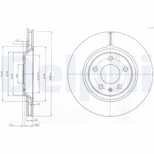 Disc frana DELPHI BG3997