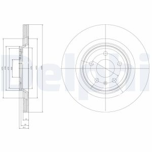 Disc frana DELPHI BG4078