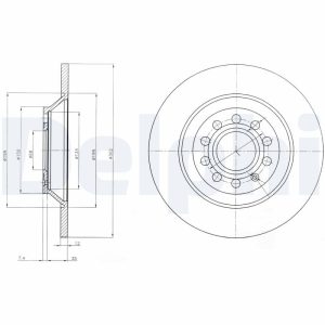 Disc frana DELPHI BG4088