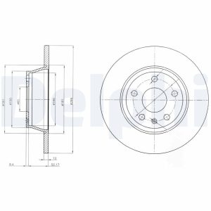 Disc frana DELPHI BG4089