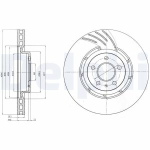 Disc frana DELPHI BG9052