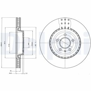 Disc frana DELPHI BG9110C