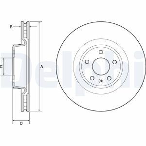 Disc frana DELPHI BG9173C