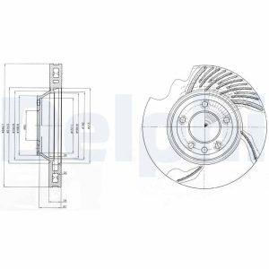 Disc frana DELPHI BG9950