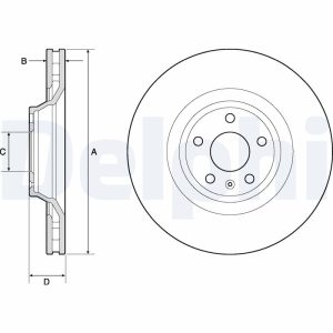 Disc frana DELPHI BG9955