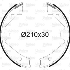 Set saboti frana frana de mana VALEO 564137 – AUDI | AutoRival