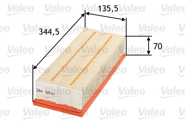 Filtru aer VALEO 585001 – AUDI | AutoRival