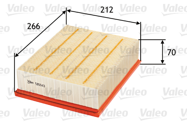 Filtru aer VALEO 585043 – AUDI | AutoRival