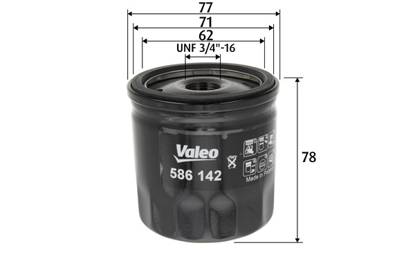 Filtru ulei VALEO 586142 – AUDI | AutoRival