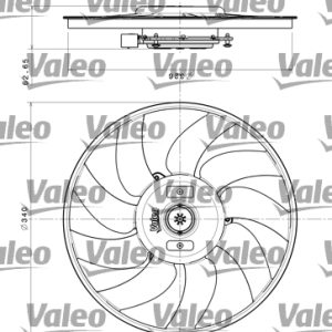 Ventilator radiator VALEO 696349 – AUDI | AutoRival