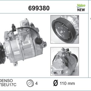 Compresor climatizare VALEO 699380 – AUDI | AutoRival