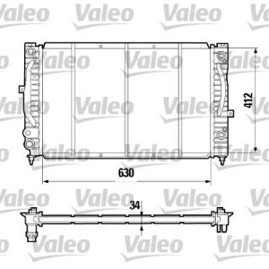 Radiator racire motor VALEO 731755 – AUDI | AutoRival