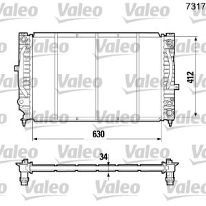 Radiator racire motor VALEO 731757 – AUDI | AutoRival