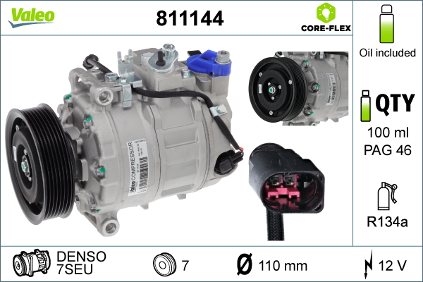 Compresor climatizare VALEO 811144 – AUDI | AutoRival