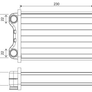 Schimbator de caldura incalzire habitaclu VALEO 812255 – AUDI | AutoRival