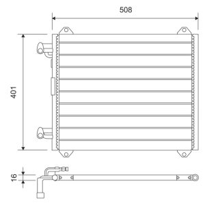 Condensator climatizare VALEO 817570 – AUDI | AutoRival