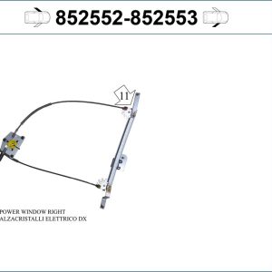 Mecanism actionare geam VALEO 852552 – AUDI | AutoRival