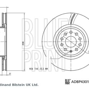 Disc frana BLUE PRINT ADBP430183 – AUDI | AutoRival
