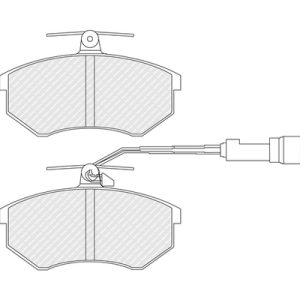 Set placute frana FERODO FDB954 – AUDI | AutoRival