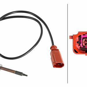 Senzor temperatura gaze evacuare HELLA 6PT 010 376-861