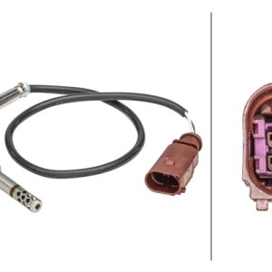 Senzor temperatura gaze evacuare HELLA 6PT 358 181-301