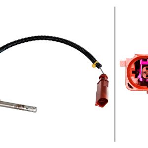 Senzor temperatura gaze evacuare HELLA 6PT 358 226-261