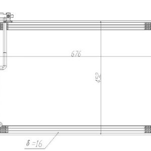 Condensator climatizare MTR 13054505