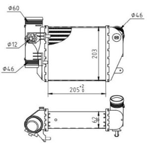 Intercooler compresor MTR 13054740