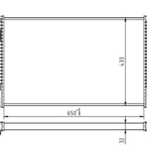 Radiator racire motor MTR 13054819
