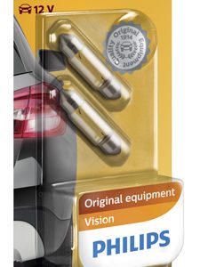 Bec iluminare numar circulatie BMW Seria 3 Touring (E36) 320 i benzina 150 cai PHILIPS 12844B2