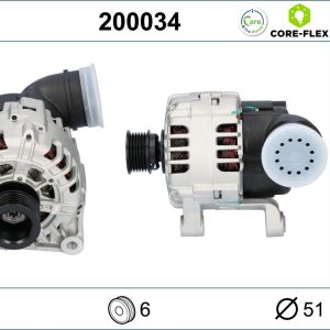 Alternator BMW Seria 3 (E46) 325 i benzina 192 cai VALEO 200034