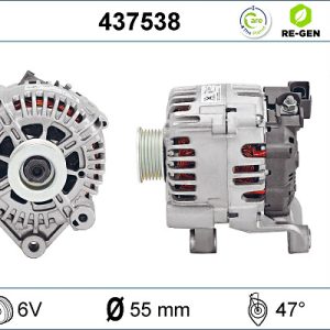 Alternator BMW Seria 1 (E87) 120 d diesel 150 cai VALEO 437538