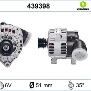 Alternator BMW Seria 3 (E46) 325 i benzina 192 cai VALEO 439398