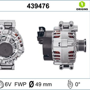 Alternator BMW Seria 3 Touring (E91) 318 i benzina 136 cai VALEO 439476