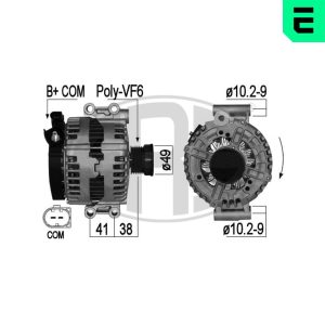 Alternator BMW Seria 1 (E87) 130 i benzina 265 cai ERA 209038A