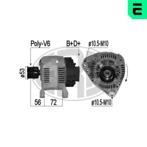 Alternator BMW Seria 3 Touring (E46) 316 i benzina 115 cai ERA 209162A