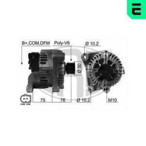 Alternator BMW Seria 3 (E46) 318 d diesel 116 cai ERA 210474A