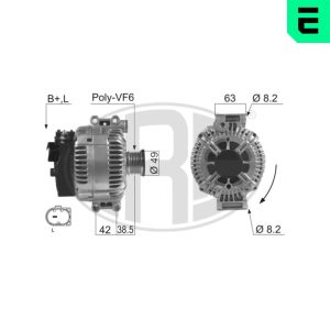Alternator BMW Seria 3 Touring (E91) 320 d diesel 150 cai ERA 210476A
